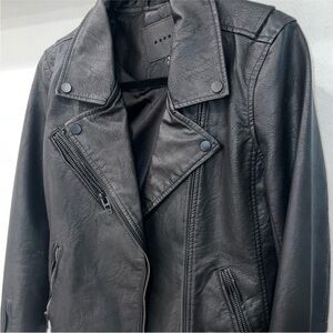 Blank nyc vegan leather moto jacket